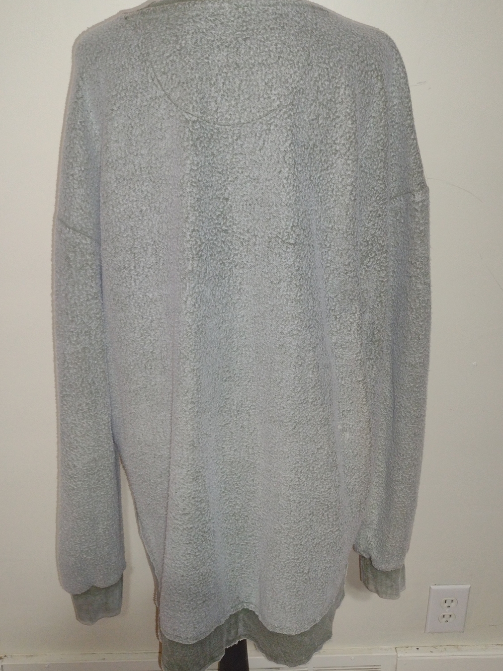 COZY Gray Women's Crewneck Sweatshirt Size Xl - Picture 4 of 5